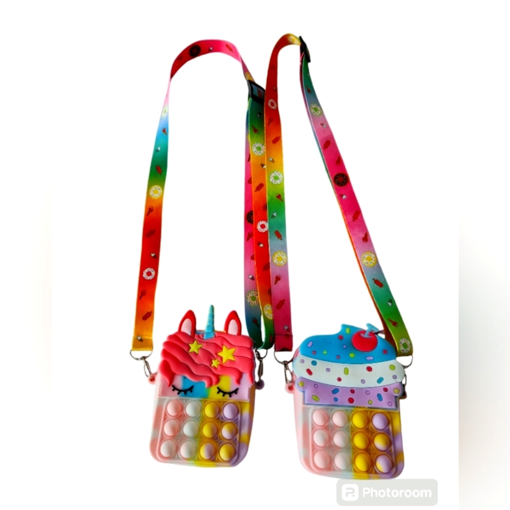 Pop-it purses for kids